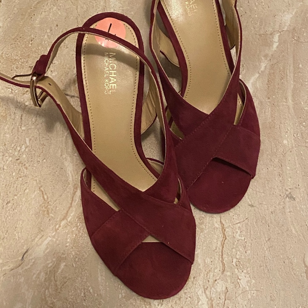 Michael Kors Burgundy Heels